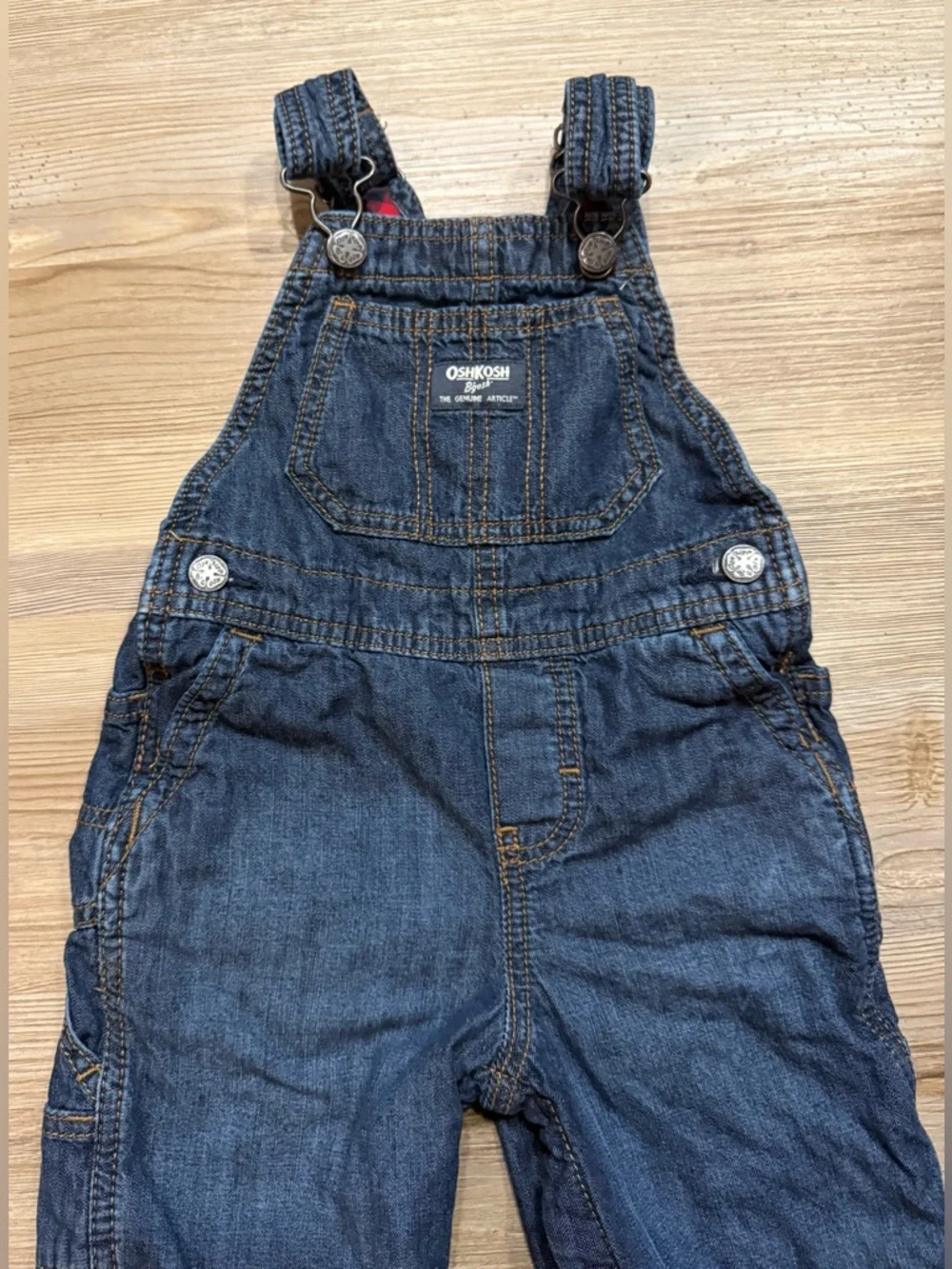 OshKosh B'gosh lined throughout Denim Overalls